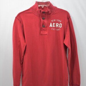 AEROPOSTALE MENS LONG SLEEVES COLLAR SHIRT SM‎